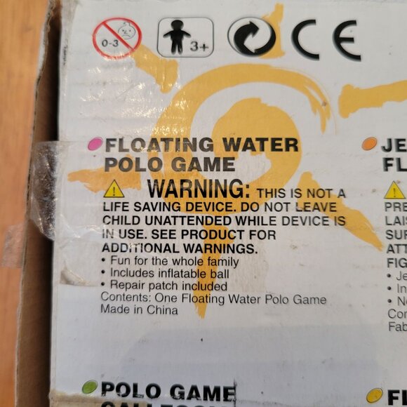 Intex Floating Water Polo Game Set Inflatable Ball Pool Parties Family Fun Summe - Picture 2 of 4